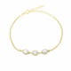 Glorria 925k Sterling Silver Anturage Drop Bracelet