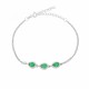 Glorria 925k Sterling Silver Anturage Drop Bracelet