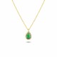 Glorria 925k Sterling Silver Anturage Drop Necklace