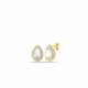 Glorria 925k Sterling Silver Anturage Drop Earrings