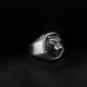 Glorria 925k Sterling Silver Men Lion Ring