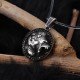 Glorria 925k Sterling Silver Men Wild Bear Necklace Glorria 925k Sterling Silver Men Wild Bear Necklace