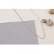 Glorria 925k Sterling Silver 4mm Gourmet Chain Necklace