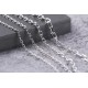 Glorria 925k Sterling Silver 3.5mm Anchor Chain Necklace