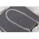 Glorria 925k Sterling Silver 6mm Mariner Chain Necklace