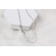 Glorria 925k Sterling Silver 5mm Mariner Chain Necklace