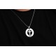 Glorria 925k Sterling Silver Men Personalized Cross Name Sterling Silver Necklace