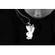 Glorria 925k Sterling Silver Men Playboy Silver Necklace Glorria 925k Sterling Silver Men Playboy Silver Necklace