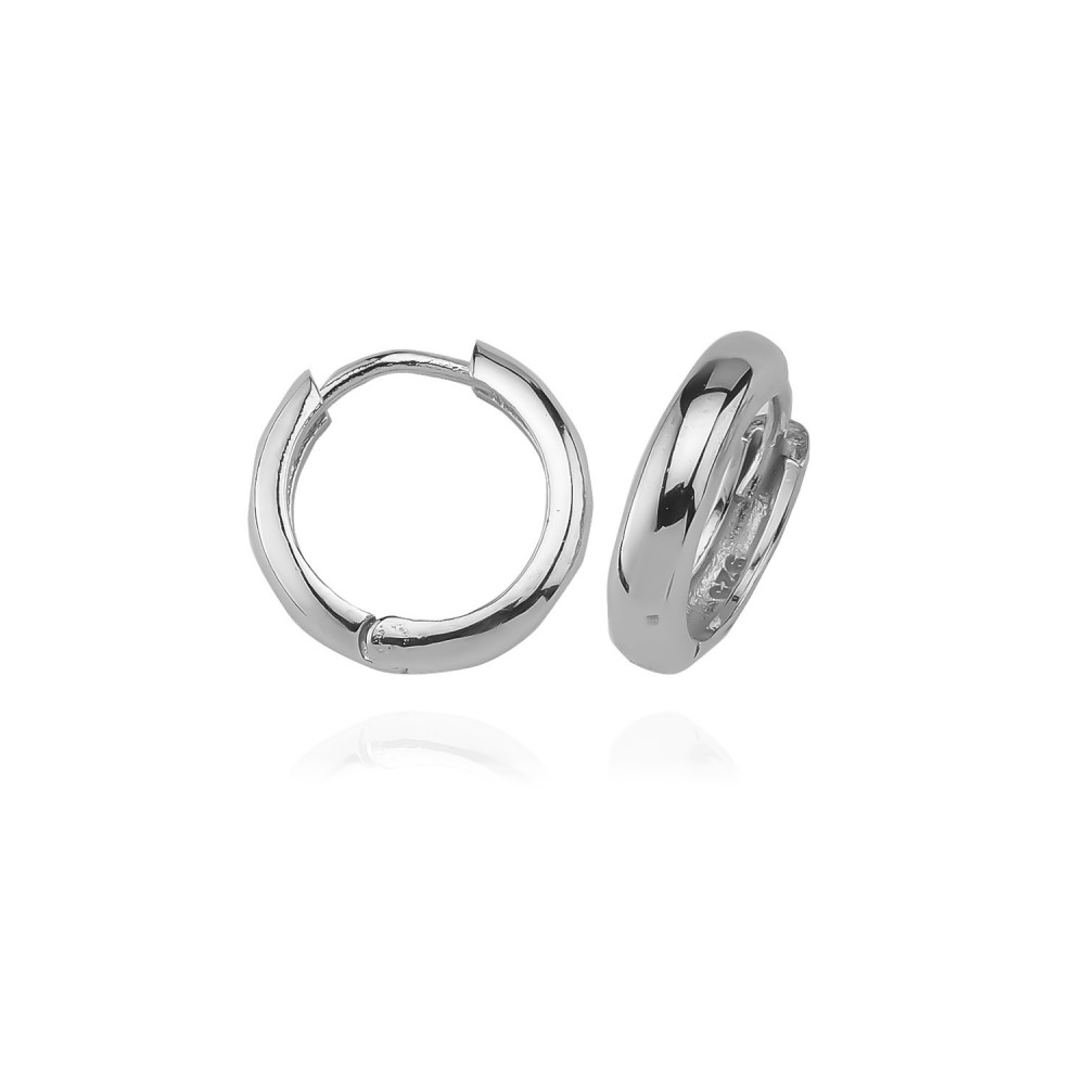 Glorria 925k Sterling Silver 1,5 cm Circle Earring