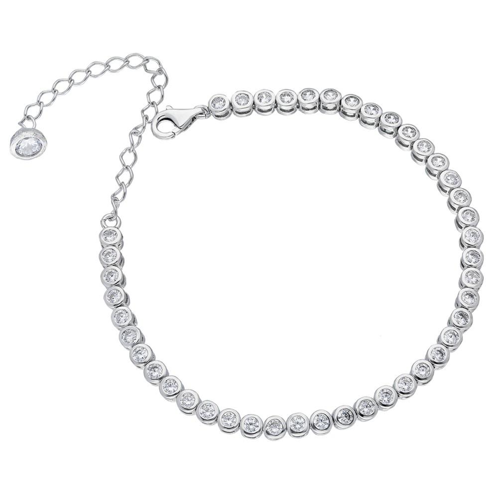 Glorria 925k Sterling Silver Waterway Bracelet