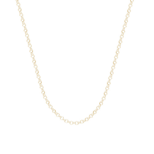 Glorria 925k Sterling Silver Yellow Cable Chain