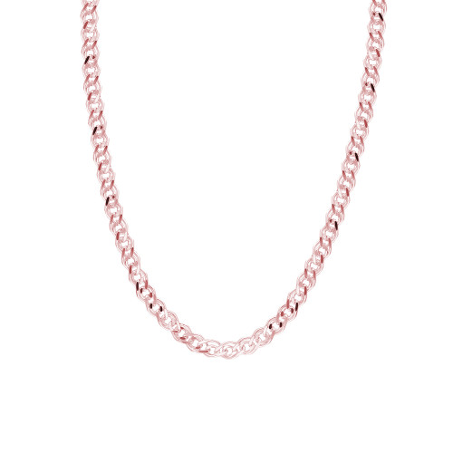 Glorria 925k Sterling Silver Rose Bar Chain