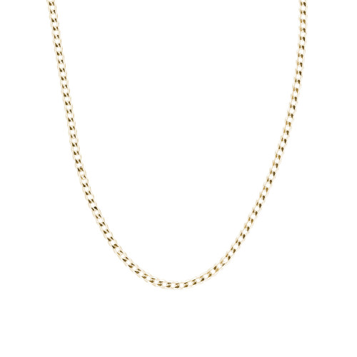 Glorria 925k Sterling Silver Yellow Curb Chain