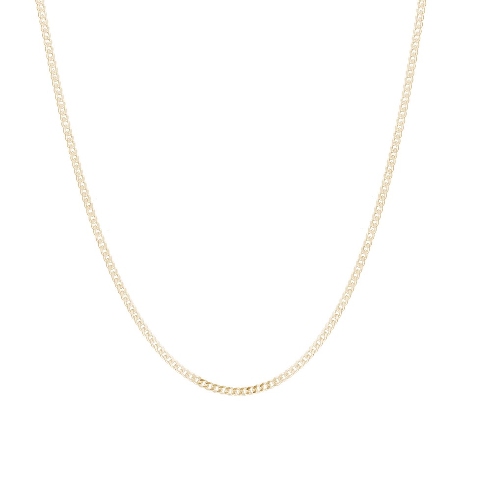 Glorria 925k Sterling Silver Yellow Curb Chain