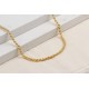 Glorria 925k Sterling Silver 4 mm Rope Twist Chain Necklace