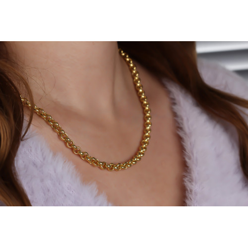 Glorria 925k Sterling Silver Doc Chain Necklace Glorria 925k Sterling Silver Doc Chain Necklace