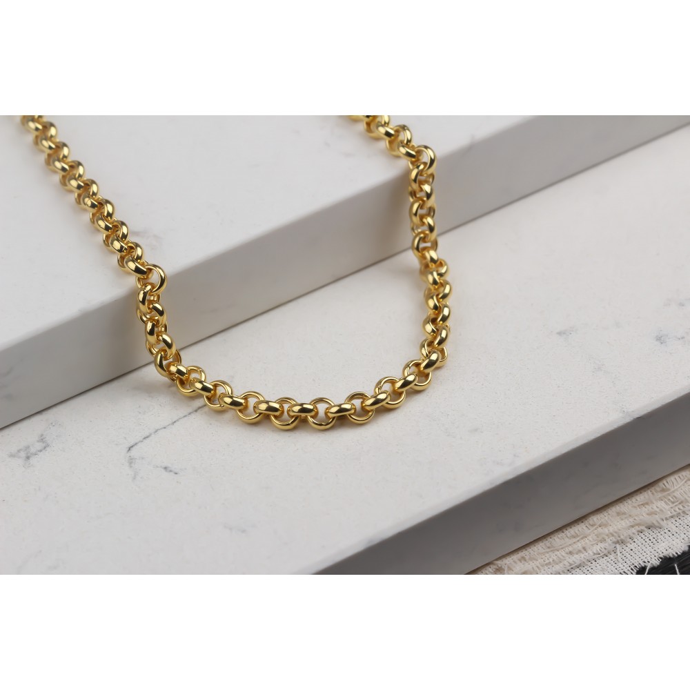 Glorria 925k Sterling Silver Doc Chain Necklace Glorria 925k Sterling Silver Doc Chain Necklace
