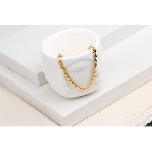 Glorria 925k Sterling Silver Barley Scale Chain Necklace Glorria 925k Sterling Silver Barley Scale Chain Necklace