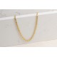 Glorria 925k Sterling Silver Barley Scale Chain Necklace Glorria 925k Sterling Silver Barley Scale Chain Necklace
