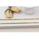 Glorria 925k Sterling Silver Barley Scale Chain Necklace Glorria 925k Sterling Silver Barley Scale Chain Necklace