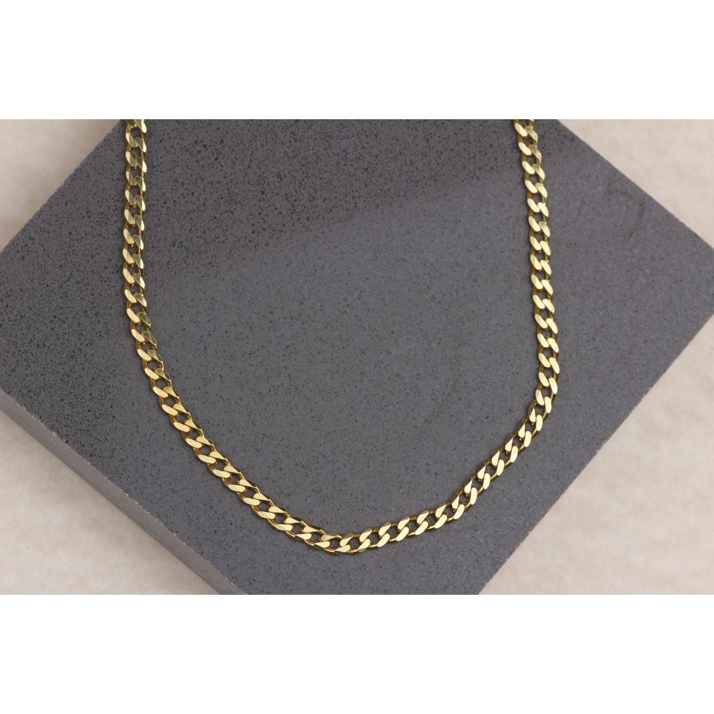 Glorria 925k Sterling Silver Curb Chain Necklace Glorria 925k Sterling Silver Curb Chain Necklace