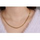 Glorria 925k Sterling Silver Curb Chain Necklace