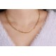 Glorria 925k Sterling Silver Link Chain Necklace