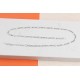 Glorria 925k Sterling Silver Figaro Chain Necklace Glorria 925k Sterling Silver Figaro Chain Necklace