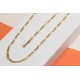 Glorria 925k Sterling Silver Figaro Chain Necklace