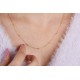 Glorria 925k Sterling Silver Ball Chain Necklace Glorria 925k Sterling Silver Ball Chain Necklace