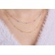 Glorria 925k Sterling Silver Ball Chain Necklace Glorria 925k Sterling Silver Ball Chain Necklace