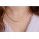 Glorria 925k Sterling Silver Curb Chain Necklace