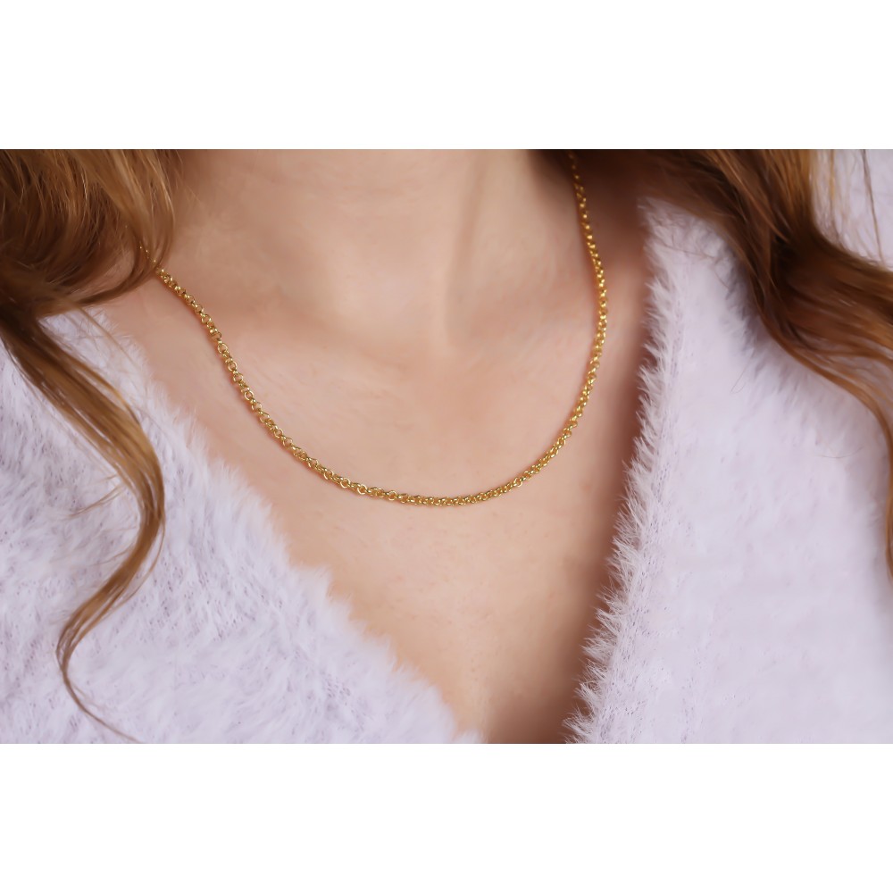Glorria 925k Sterling Silver Doc Chain Necklace Glorria 925k Sterling Silver Doc Chain Necklace
