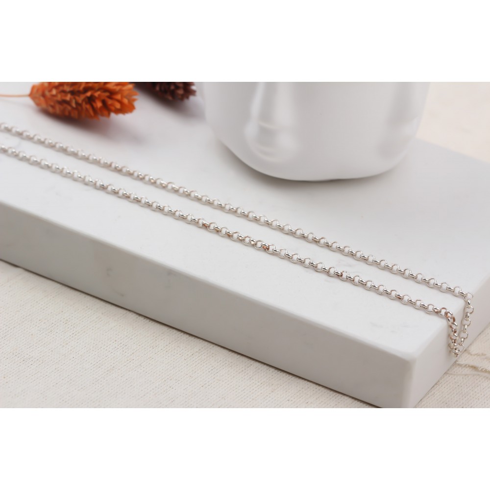 Glorria 925k Sterling Silver Doc Chain Necklace Glorria 925k Sterling Silver Doc Chain Necklace