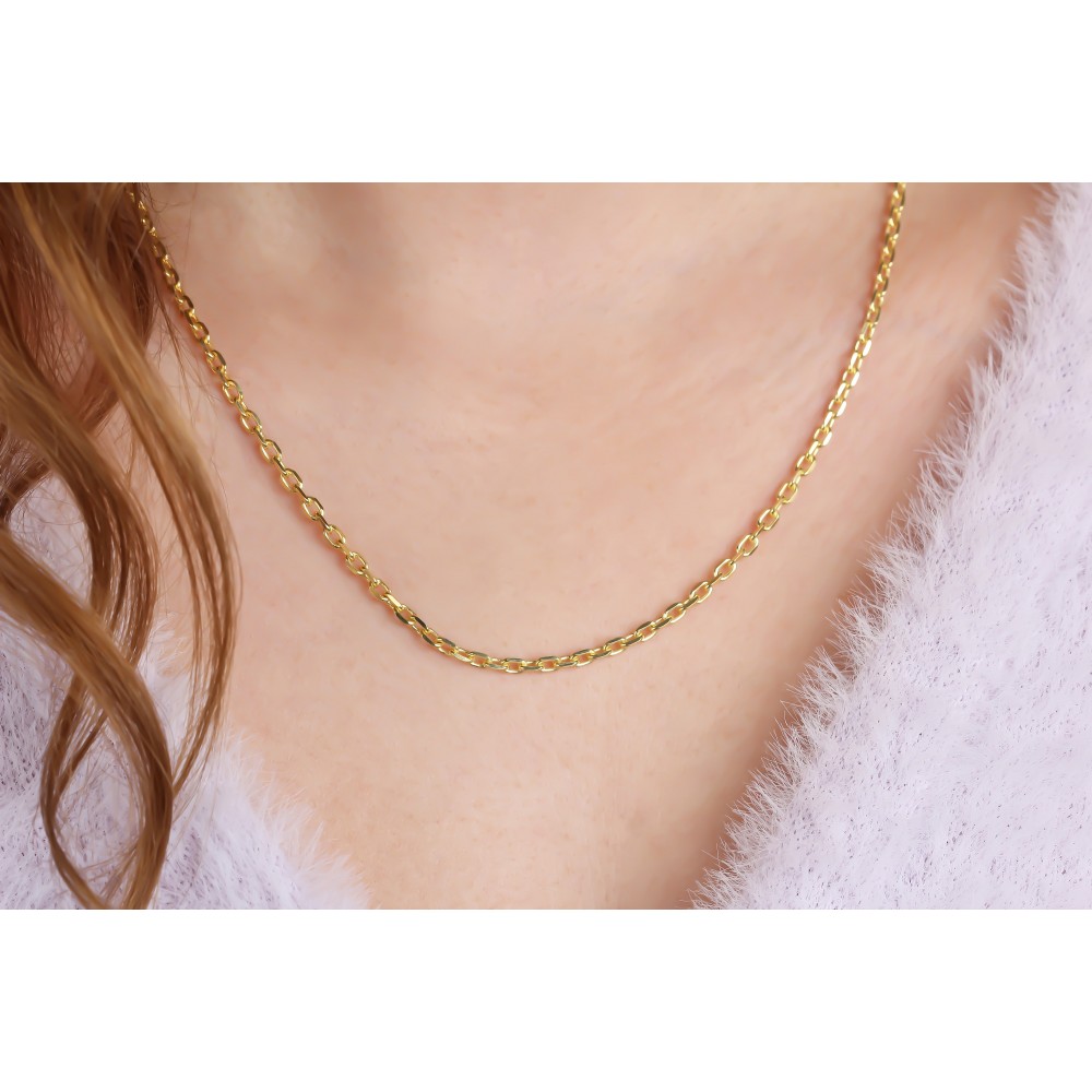 Glorria 925k Sterling Silver Chain Necklace Glorria 925k Sterling Silver Chain Necklace