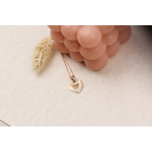 Glorria 925k Sterling Silver Heart Necklace Glorria 925k Sterling Silver Heart Necklace