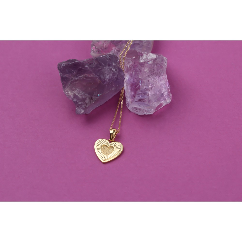 Glorria 925k Sterling Silver Heart Necklace Glorria 925k Sterling Silver Heart Necklace