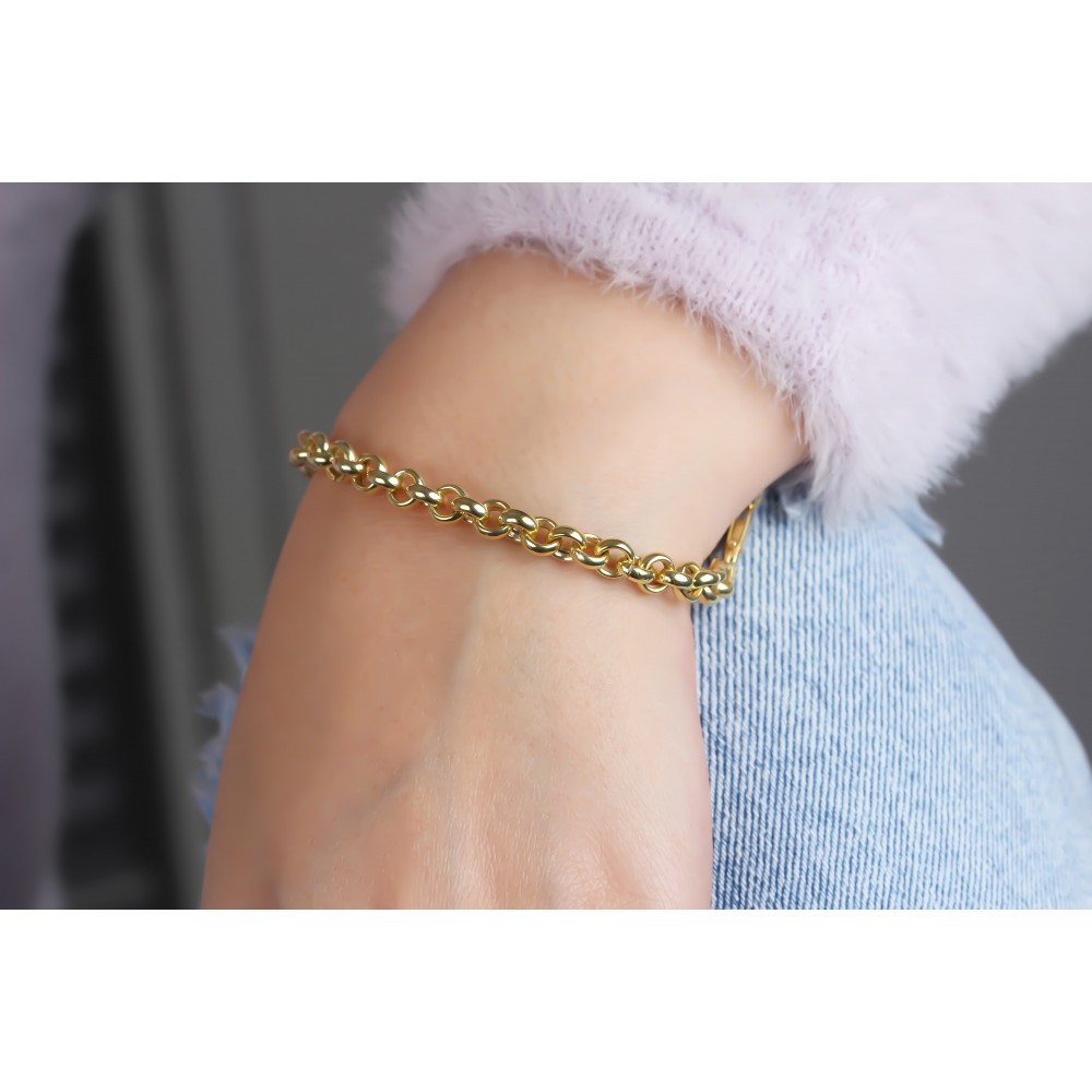 Glorria 925k Sterling Silver Doc Chain Bracelet Glorria 925k Sterling Silver Doc Chain Bracelet