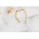 Glorria 925k Sterling Silver Barley Scale Chain Bracelet Glorria 925k Sterling Silver Barley Scale Chain Bracelet