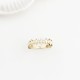 Glorria 14k Solid Gold Stone-Set Marquise Ring