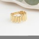 Glorria 14k Solid Gold Asymmetrical Ring