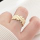 Glorria 14k Solid Gold Asymmetrical Ring