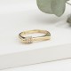Glorria 14k Solid Gold Stone-Set Ring