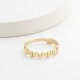 Glorria 14k Solid Gold Asymmetrical Ring