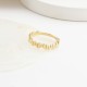 Glorria 14k Solid Gold Asymmetrical Ring