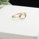 Glorria 14k Solid Gold Knot Ring