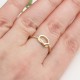 Glorria 14k Solid Gold Knot Ring