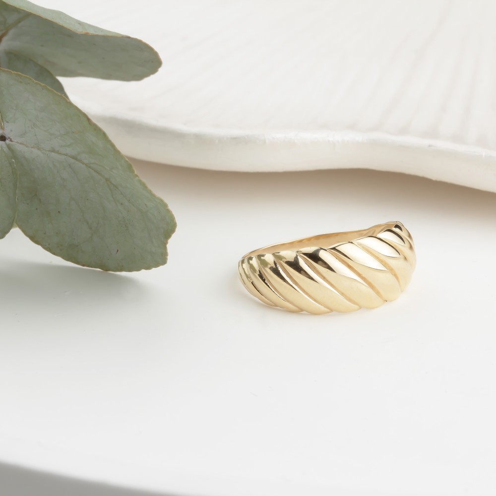 Glorria 14k Solid Gold Ring