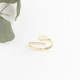 Glorria 14k Solid Gold Stone-Set Ring