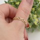 Glorria 14k Solid Gold Chain Ring
